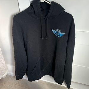 Boys Lie Black Distressed Hoodie